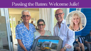Passing the Baton: Welcome Julie!